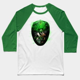 Green Helmet Ranger Style Baseball T-Shirt